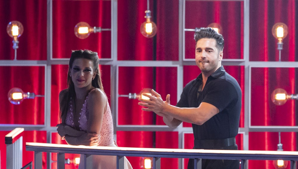 Yana Olina y David Bustamante en Bailando con las Estrellas