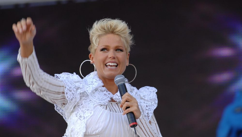 La cantante brasileña Xuxa