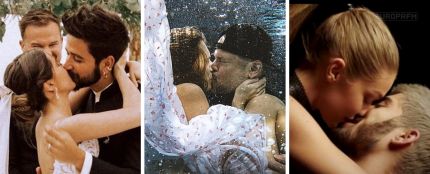 Los besos de los cantantes con sus parejas en videoclips