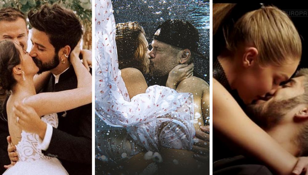 Los besos de los cantantes con sus parejas en videoclips
