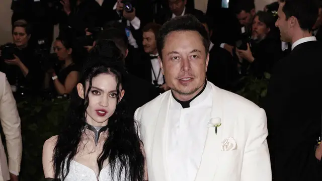 Claire Elise Boucher y Elon Musk