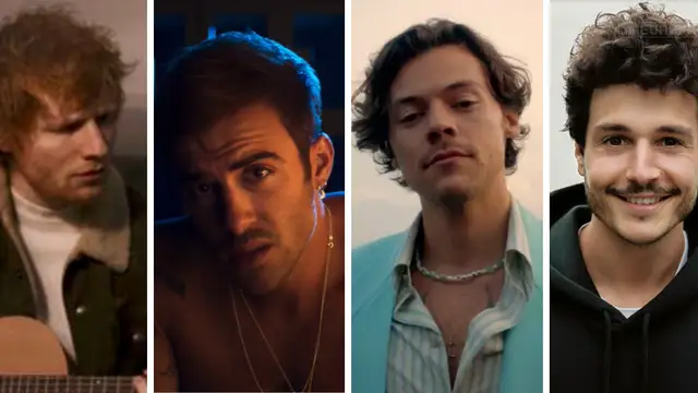 Ed Sheeran, Álvaro de Luna, Harry Styles y Miki Nuñez