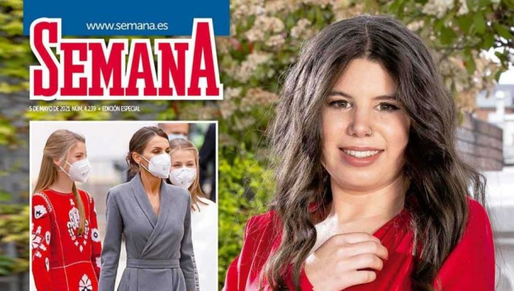 Carla Vigo, en la portada de la revista 'Semana'