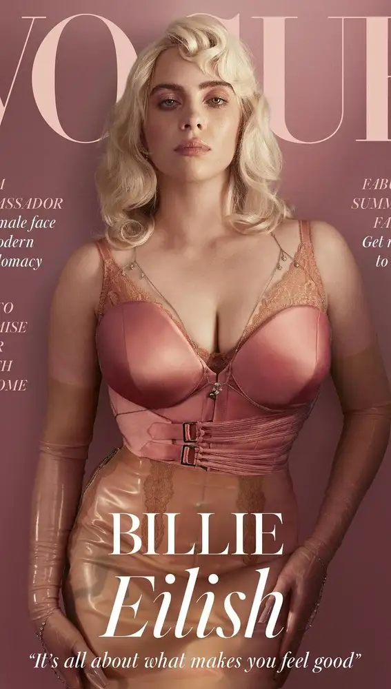 Billie Eilish en la portada de Vogue UK Billie Eilish en la portada de Vogue UK