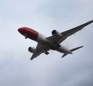 Un avión de la aerolínea noruega Norwegian Un avión de la aerolínea noruega Norwegian
