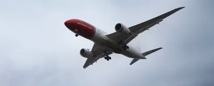 Un avión de la aerolínea noruega Norwegian Un avión de la aerolínea noruega Norwegian