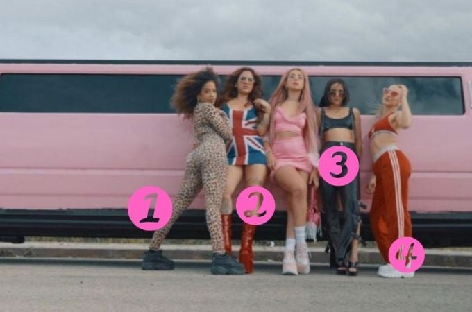 Las cinco protagonistas del videoclip 'Spice Girls' de Lola Indigo Las cinco protagonistas del videoclip 'Spice Girls' de Lola Indigo