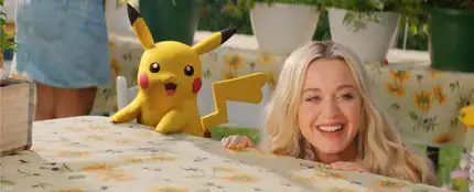 Katy Perry y Pikachu en el videoclip de 'Electric' Katy Perry y Pikachu en el videoclip de 'Electric'