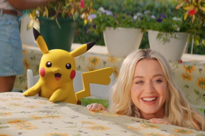 Katy Perry y Pikachu en el videoclip de 'Electric' Katy Perry y Pikachu en el videoclip de 'Electric'