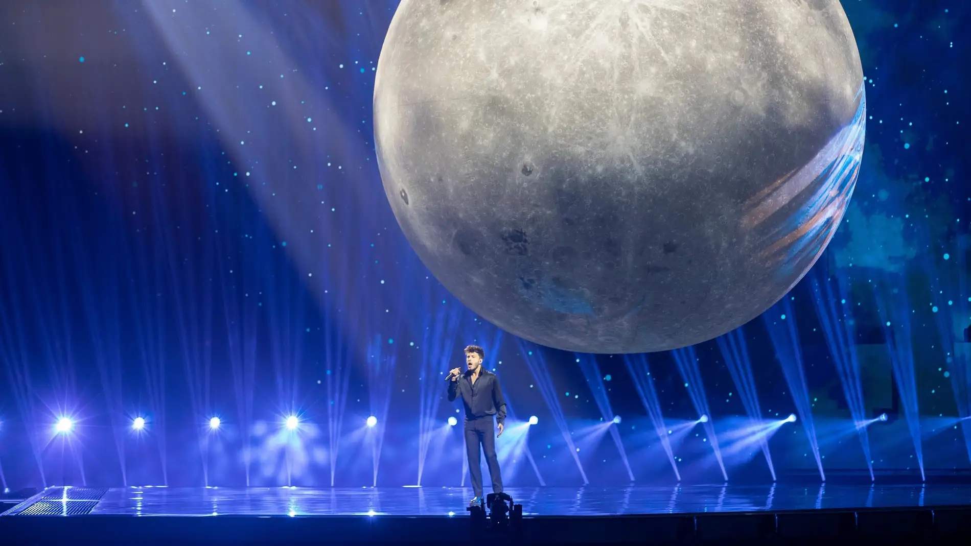 Blas Cantó en el ensayo de Eurovisión Blas Cantó en el ensayo de Eurovisión