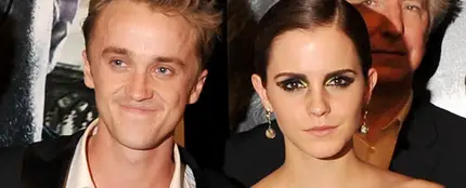 Tom Felton y Emma Watson Tom Felton y Emma Watson