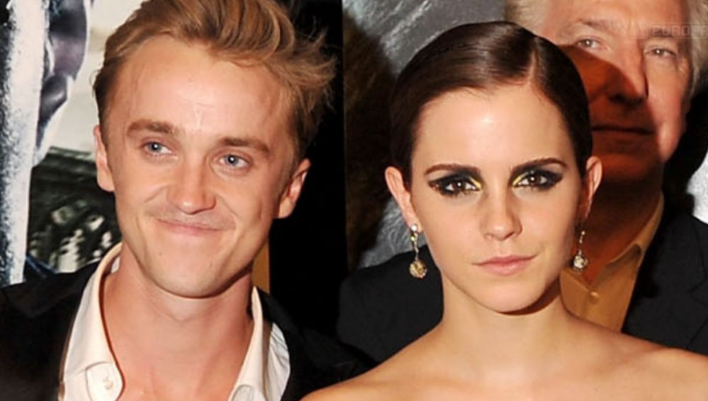 Tom Felton y Emma Watson