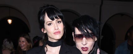 Lindsay Usich y Marilyn Manson