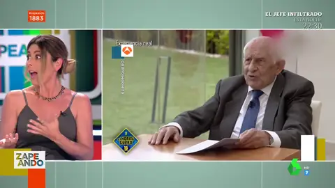 Valeria Ros confiesa que ha tenido una cita con un señor de 80 años: "Tres horas con él y ni me tocó la pierna" Valeria Ros confiesa que ha tenido una cita con un señor de 80 años: "Tres horas con él y ni me tocó la pierna"