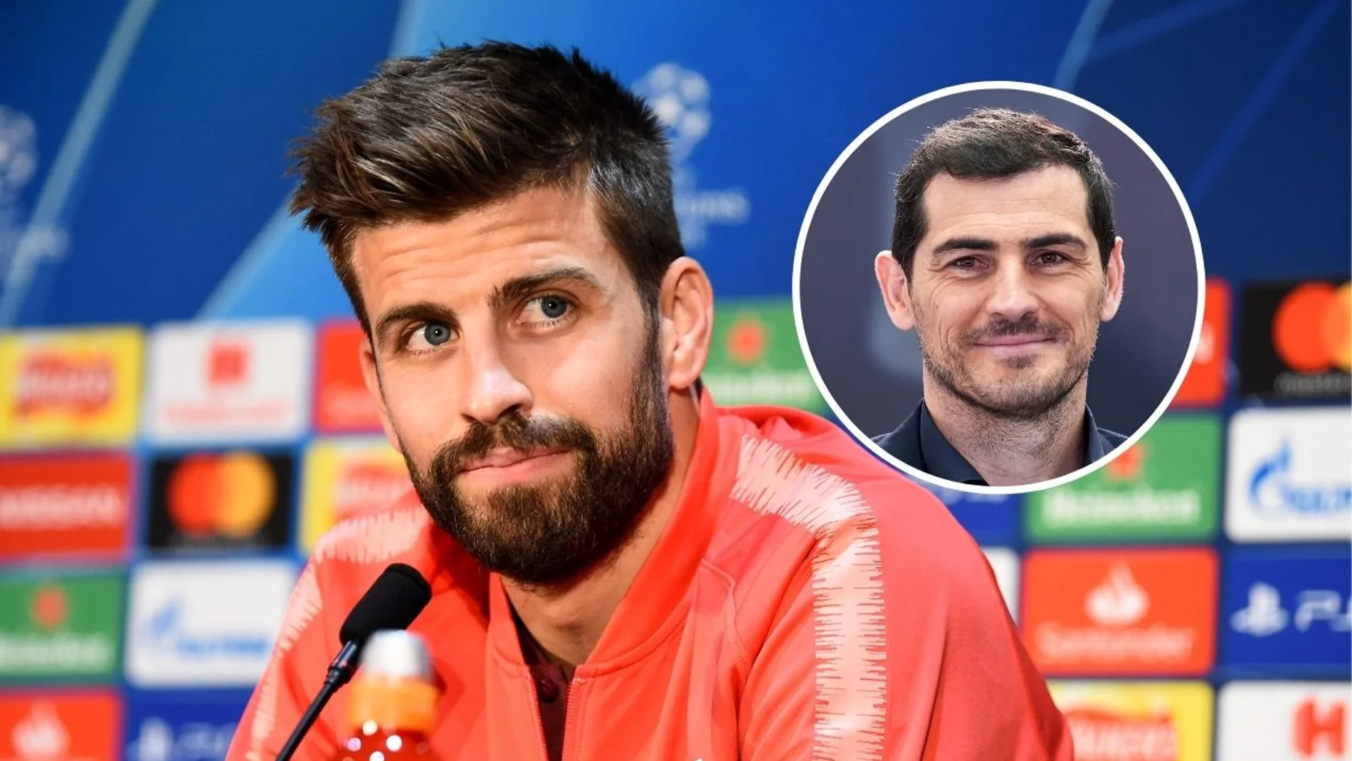 Piqué llama 'monguer' a Iker Casillas después de los audios de Florentino Pérez 