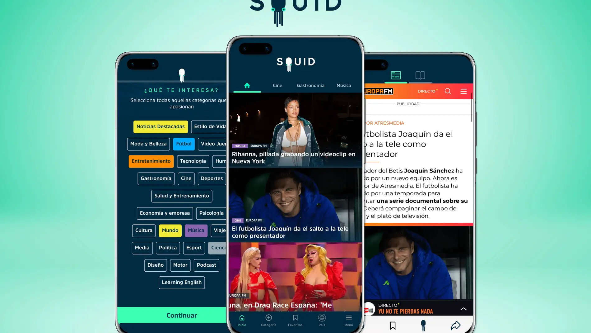 Cómo funciona SQUID App