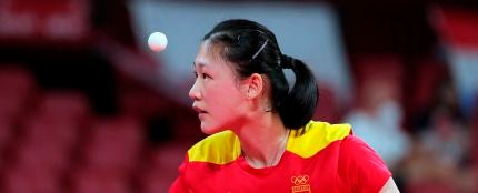 María Xiao, jugadora de tenis mesa