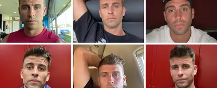 El misterioso caso de los selfies de Gerard Piqué El misterioso caso de los selfies de Gerard Piqué