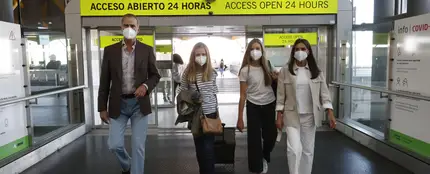 Leonor rumbo a Gales :las fotos de su despedida en Barajas Leonor rumbo a Gales :las fotos de su despedida en Barajas