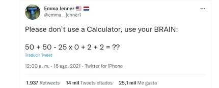 Anímate y resuelve este problema viral que gusta a más de 25.000 pesonas Anímate y resuelve este problema viral que gusta a más de 25.000 pesonas