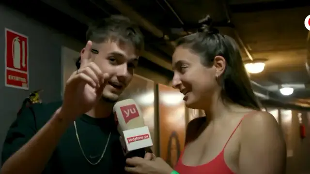 Delaporte visita los camerinos de la FMS con Bnet
