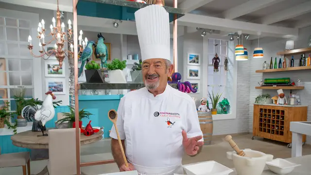 Karlos Arguiñano nos muestra el nuevo plató del programa