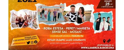 Consigue invitaciones para disfrutar de las fiestas de La Mercè 2021 en el escenario Europa FM Consigue invitaciones para disfrutar de las fiestas de La Mercè 2021 en el escenario Europa FM