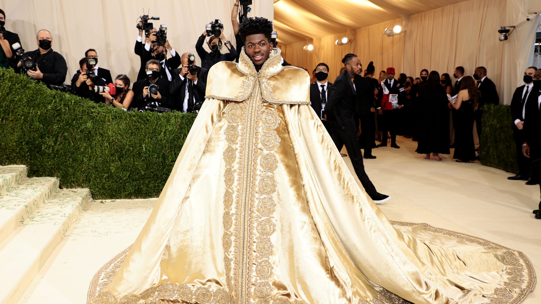 Lil Nas X, al llegar a la MET Gala