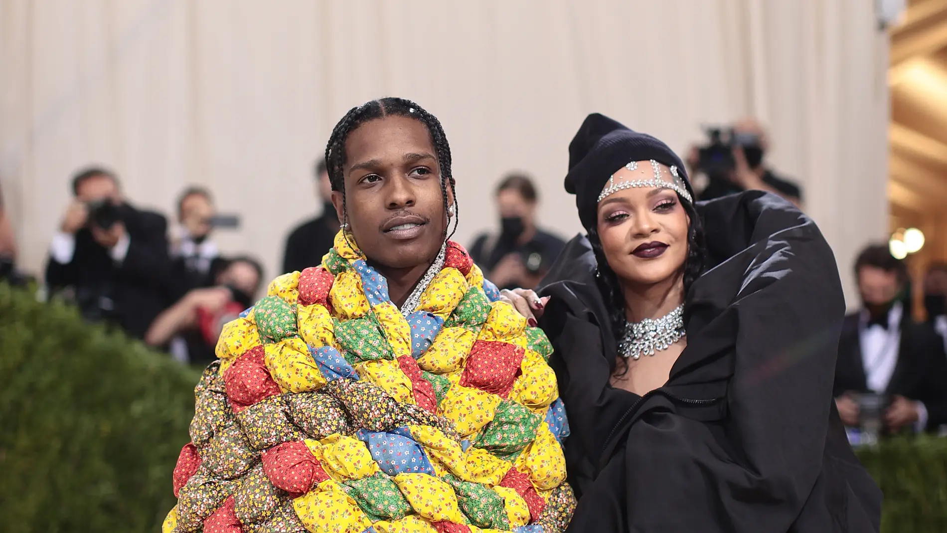 Rihanna y ASAP Rocky, en la MET Gala 2021