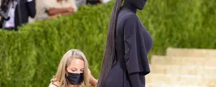 Kim Kardashian, de Balenciaga en la MET Gala 2021 Kim Kardashian, de Balenciaga en la MET Gala 2021