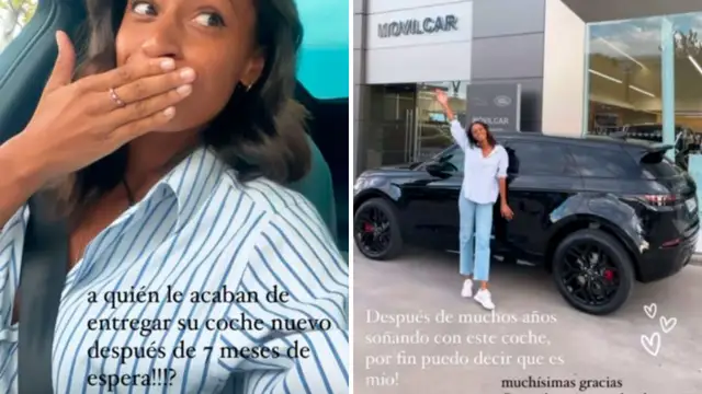 Ana Peleteiro presume de cochazo