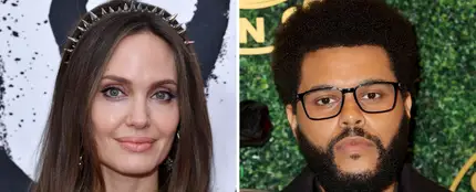Angelina Jolie y The Weeknd Angelina Jolie y The Weeknd