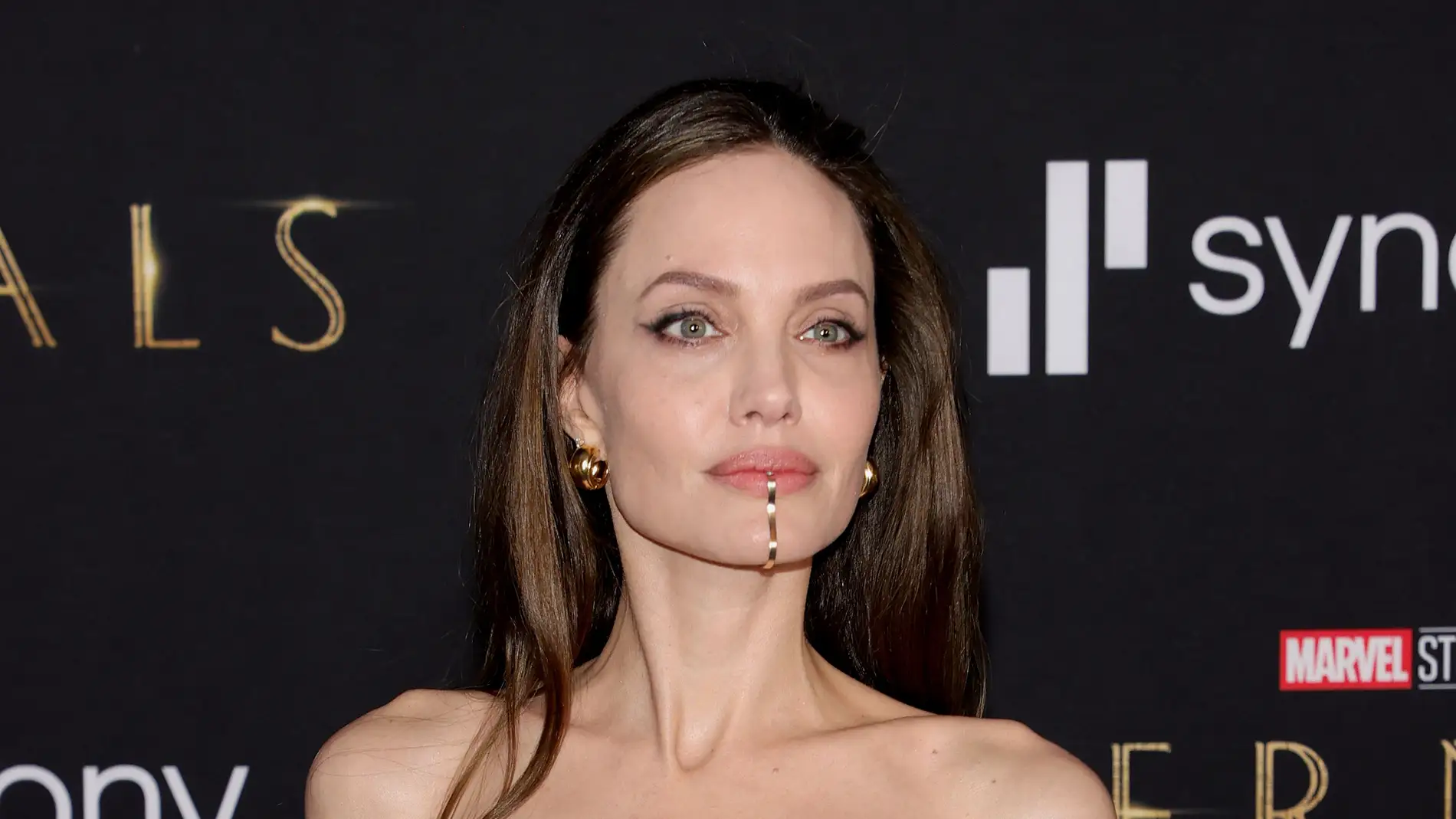 Angelina Jolie en la presentación de 'Eternals'