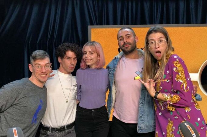 Diego y yago de Veintiuno con Eva Soriano, Iggy Rubín y Alba cordero Diego y yago de Veintiuno con Eva Soriano, Iggy Rubín y Alba cordero