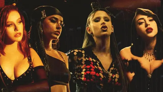 Christina Aguilera, Nathy Peluso, Becky G y Nicki Nicole en 'Pa mis muchachas'