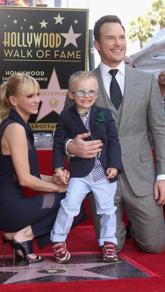 Chris Pratt, Anna Faris y su hijo Jack