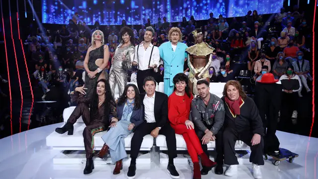 Los concursantes en la gala 2 de 'Tu cara me suena'.