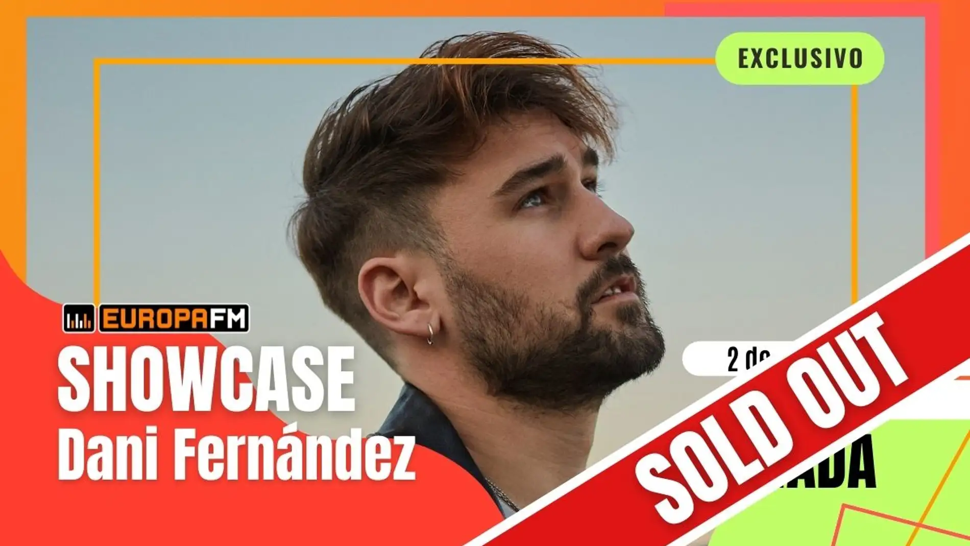 Agotadas las entradas para el showcase de Dani Fernández en Granada