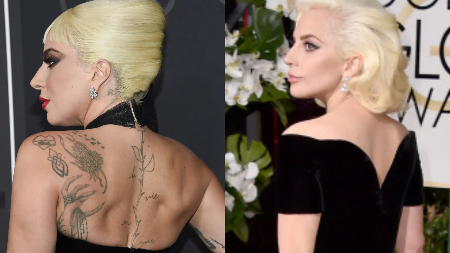 Lady Gaga aparece sin tatuajes title=