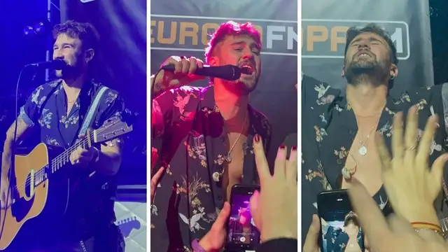 Dani Fernández en Granada con Europa FM