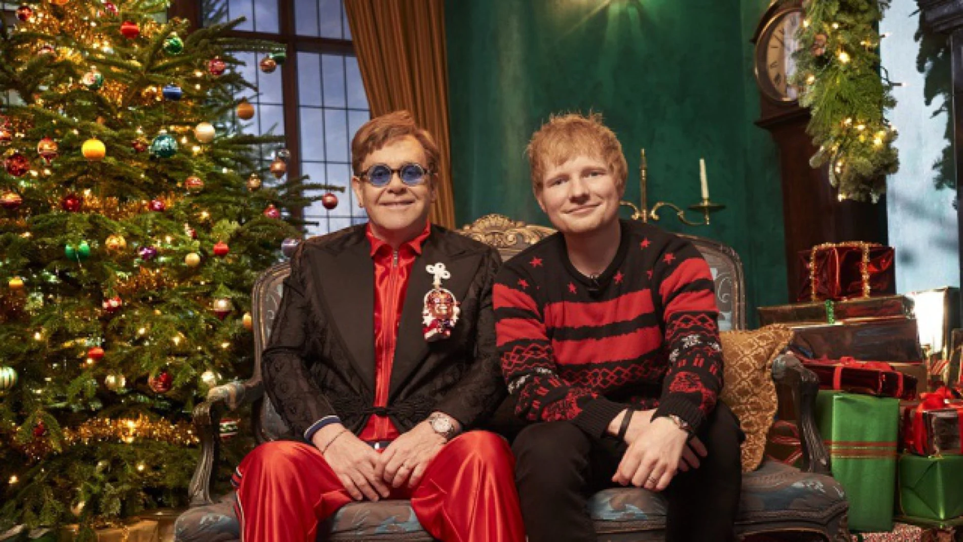 Ed Sheeran y Elton John te desean ‘Merry Christmas’