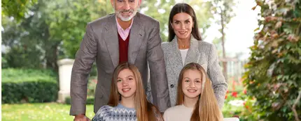 Los reyes Felipe y Letizia y sus hijas Leonor y Sofía Los reyes Felipe y Letizia y sus hijas Leonor y Sofía