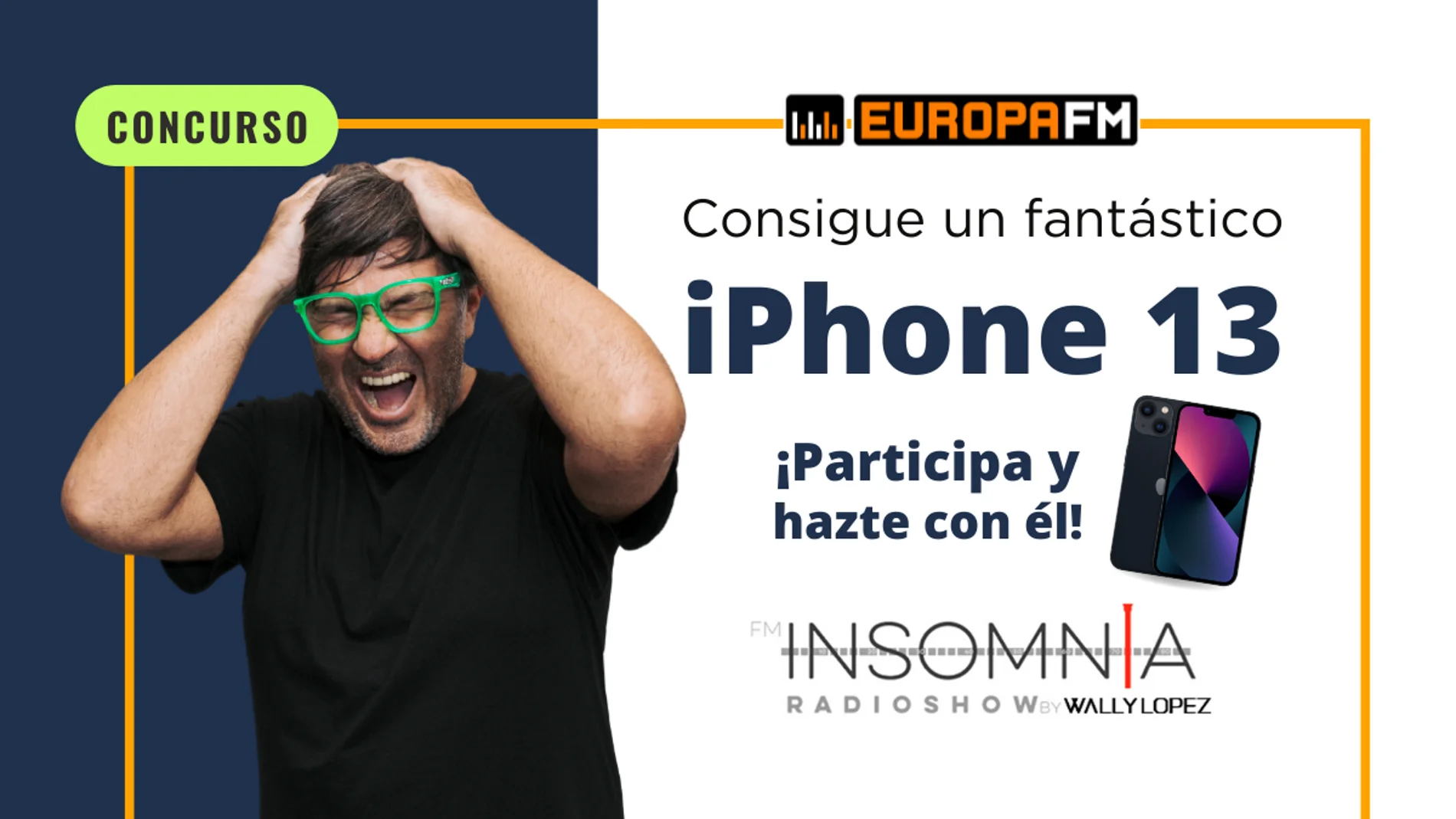 ¡Gana un iPhone13 y celebra el aniversario de 'Insomnia Radioshow'!