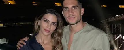 Melissa Jiménez y Marc Bartra Melissa Jiménez y Marc Bartra