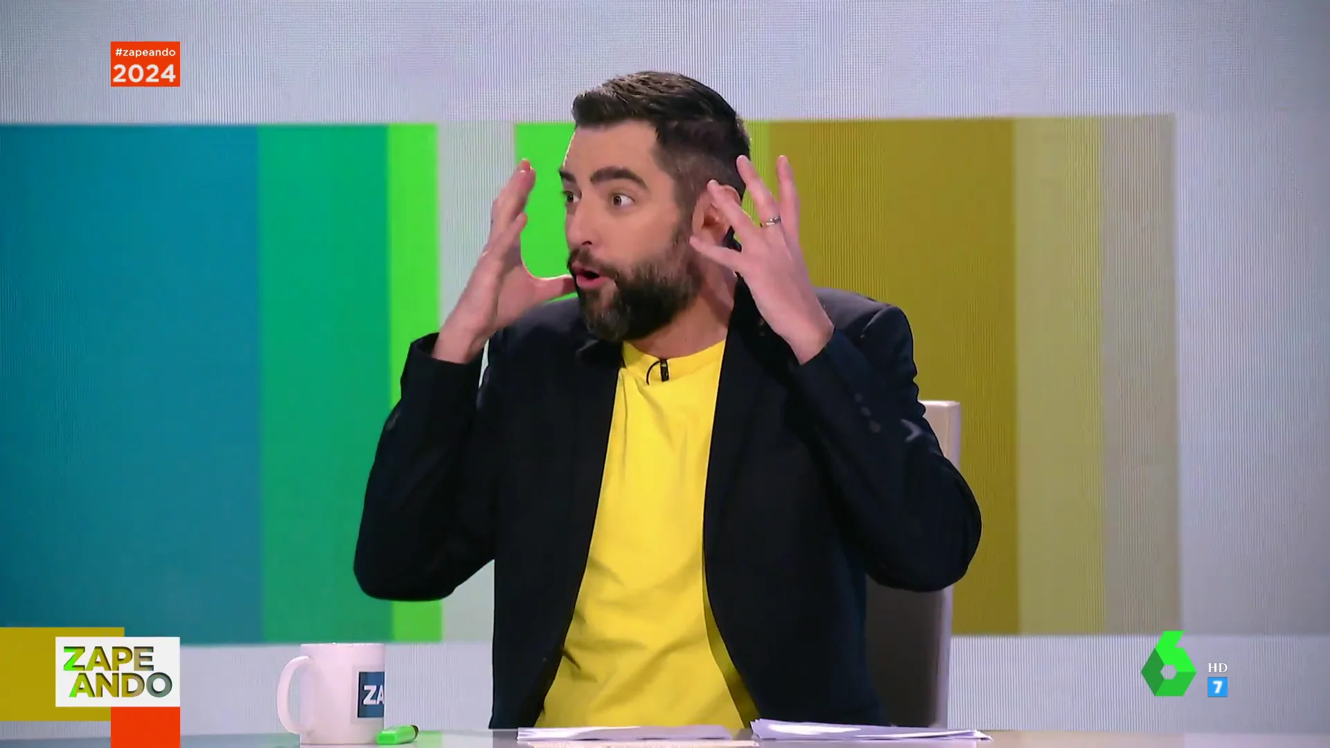 Dani Mateo cuenta c&oacute;mo pill&oacute; a sus padres "en plena faena" al menos tres veces: "Los adultos no roncan as&iacute;"