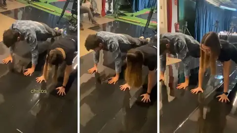 Sebastián Yatra se enfrenta a Eva Soriano en un duelo de abdominales en 'Cuerpos Especiales' Sebastián Yatra se enfrenta a Eva Soriano en un duelo de abdominales en 'Cuerpos Especiales'