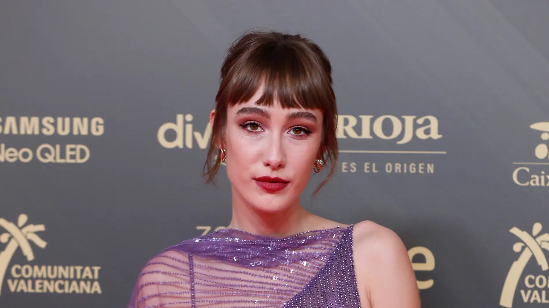 Almudena Amor, con un estido de Valentino Almudena Amor, con un estido de Valentino