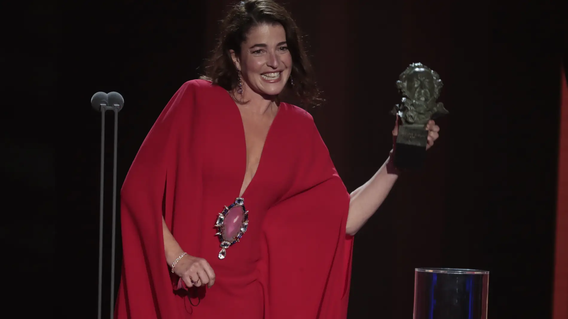 Nora Navas, con el Goya a Mejor actriz de reparto