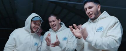 C. Tangana, Canelita y Omar Montes en 'La culpa'