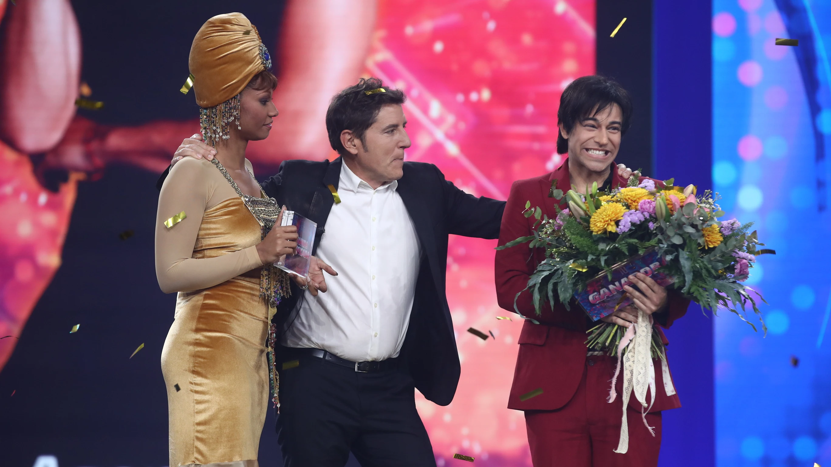 Agoney gana la novena edición de ‘Tu cara me suena’ y comparte el premio con los finalistas 'Tu cara me suena'